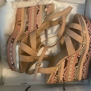 Wedge Sandal. Size 7.5 like NEW